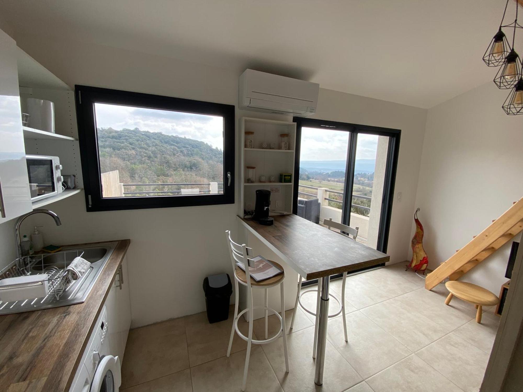 Studio Au Calme, Grande Terrasse Avec Vue Vallee Ginasservis Екстериор снимка